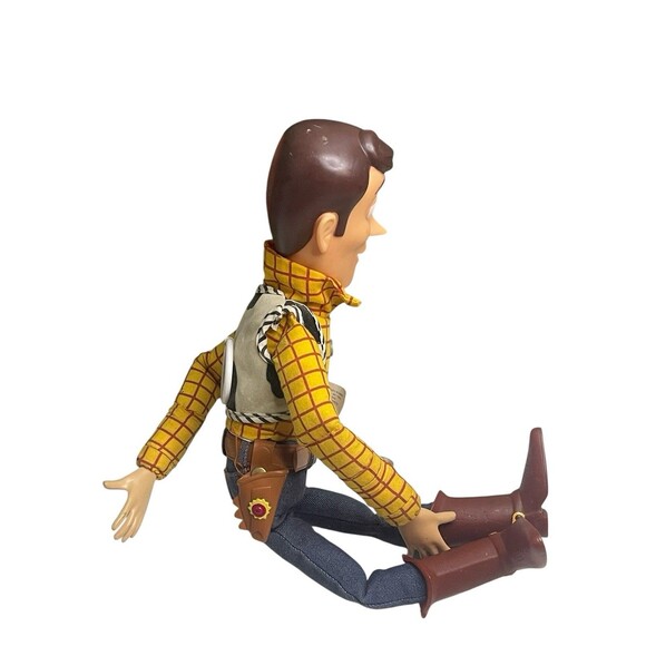 Disney Store Pixar Toy Story Talking Woody Pull String Doll 15" Working - Picture 6 of 16